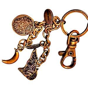 Rare Twilight Saga New Moon Wolf Pack Tattoo Key Chain/Bag Clip